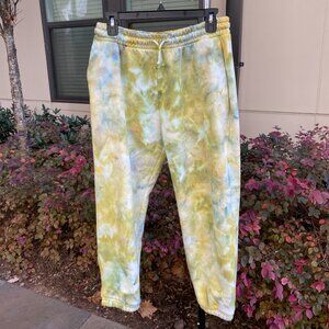 Ice-Dyed Sweatpants, Size L